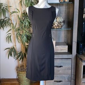 Ann Taylor black tailored dress